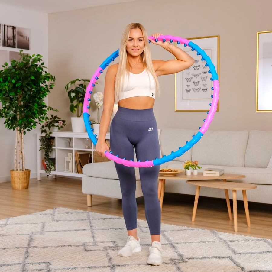 Hula-hop 103cm HS-048HH różowo-