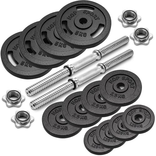 Cast Iron Dumbbell Set 2x20kg w