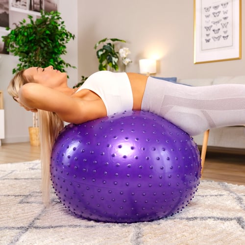 Piłka fitness z wypustkami 65cm