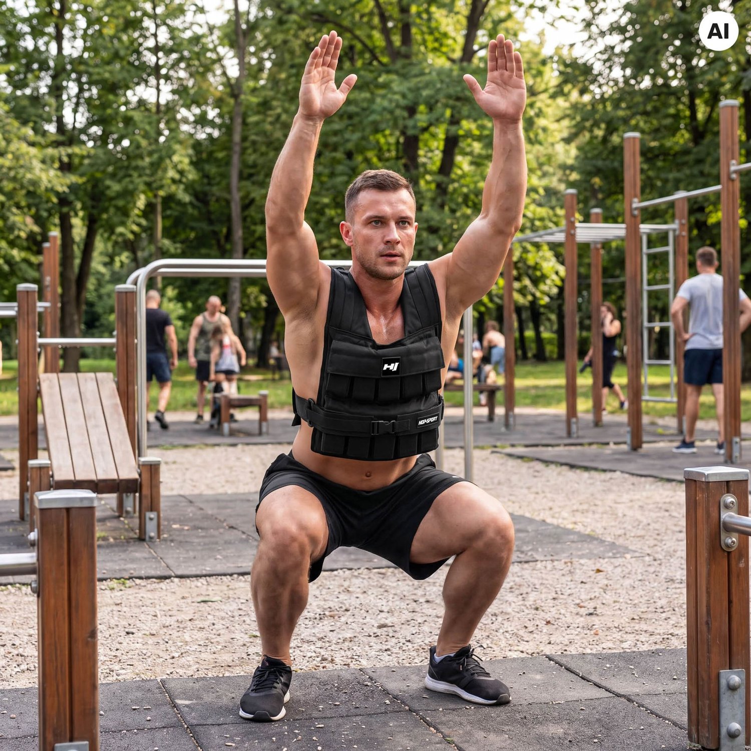 Záťažová vesta 30 kg HS-130WW