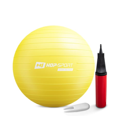 Piłka fitness 55cm z pompką - ż - 1