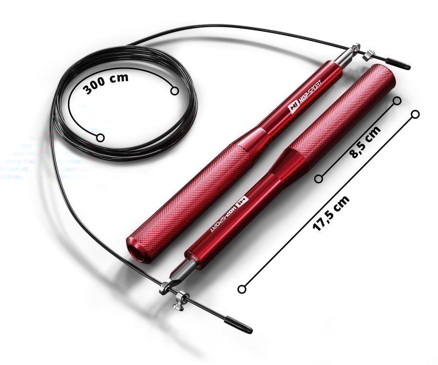 Skakanka aluminiowa crossfit z