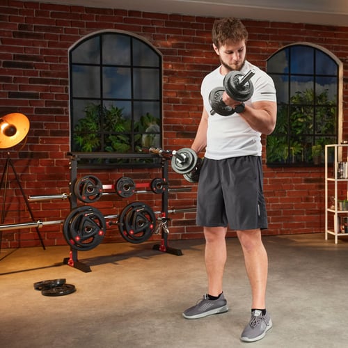 Stojak na obciążenie, hantle