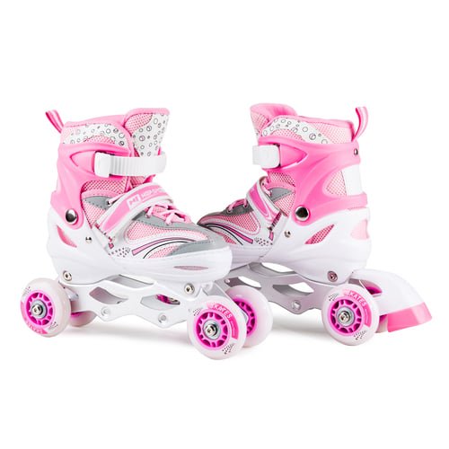 Rolki 3W1 HS-8101 Speed S Pink