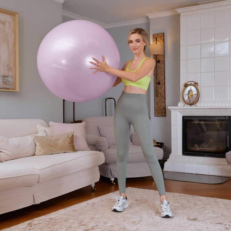 Yoga ball 85cm HS-R085YB - viol - 4