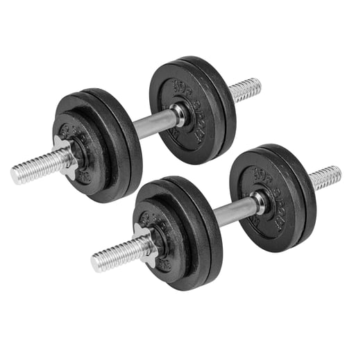 Cast Iron Dumbbell Set 2x15kg w