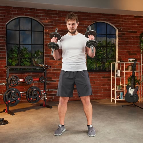 Zestaw hantli żeliwnych 1x30kg