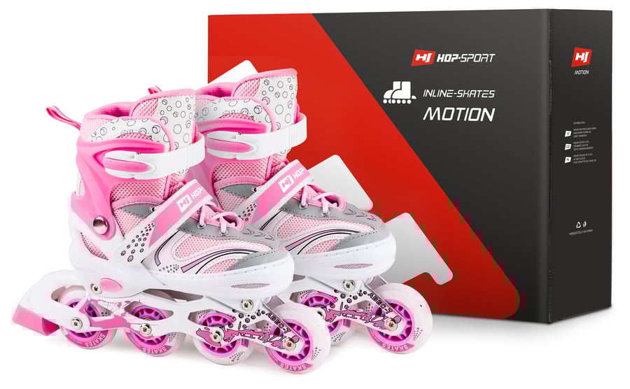 Rolki 3W1 HS-8101 Speed S Pink