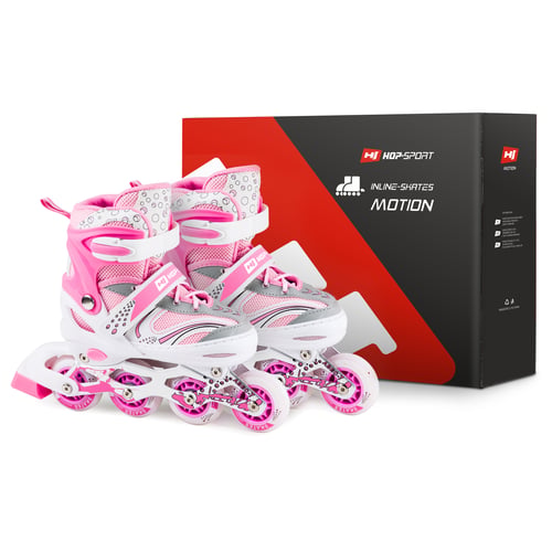 Rolki 3W1 HS-8101 Speed S Pink
