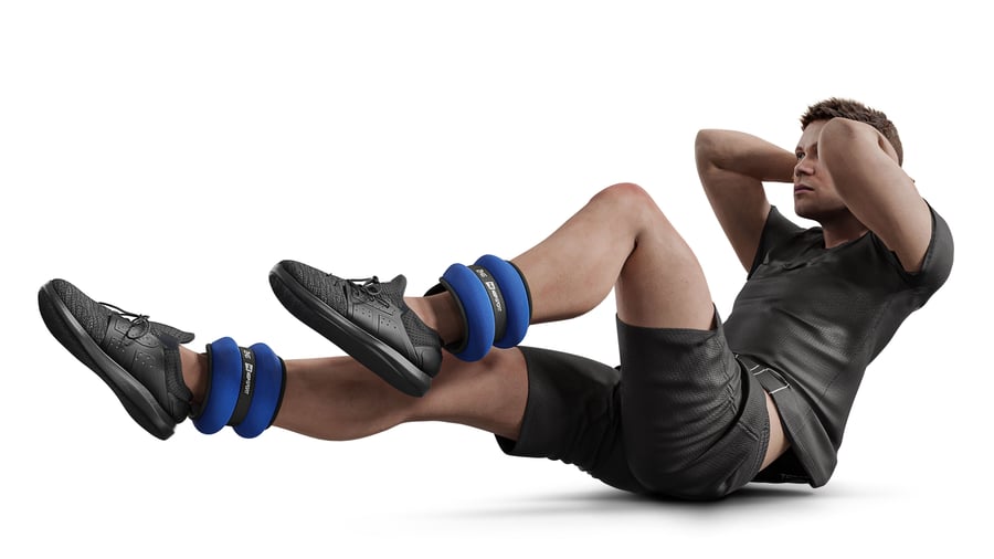 Zestaw obciążników na nogi i rę