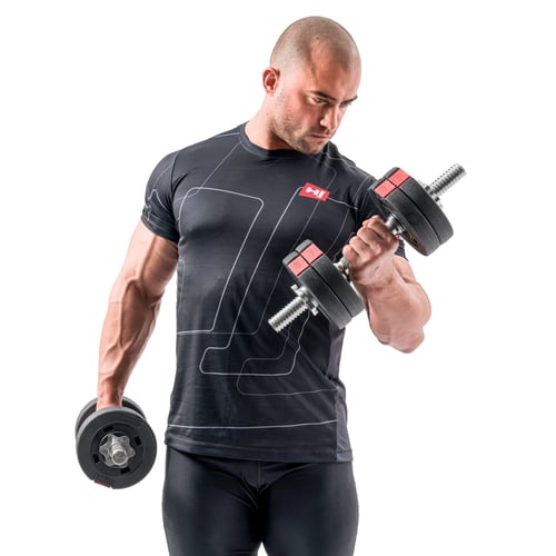 Zestaw hantli kompozytowych HS