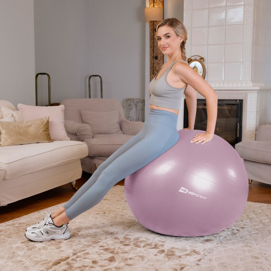 Yoga ball 85cm HS-R085YB - viol - 2
