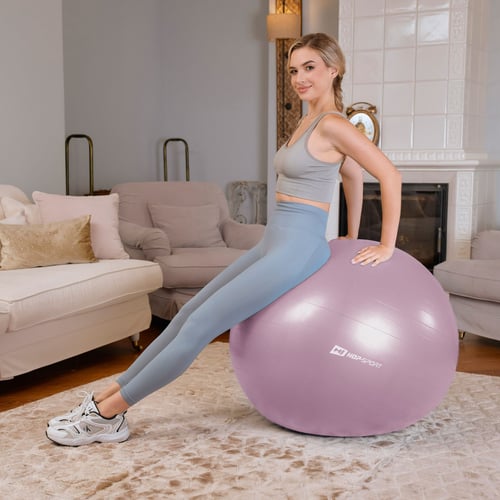 Yoga ball 85cm HS-R085YB - viol