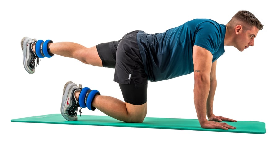 Zestaw obciążników na nogi i rę