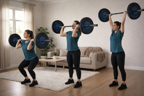 Push press - ako robiť tlaky nad hlavou s činkami a s veľkou činkou