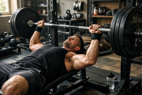 Ako bezpečne cvičiť ťažké drepy a bench press doma bez sparingpartnera