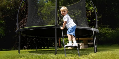 Trampolína „Pumpkin“ - aké sú výhody zaoblenej záhradnej trampolíny