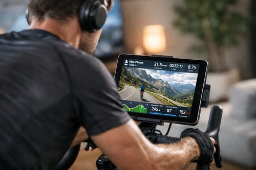 Tréning na rotopede s aplikáciami a tabletom: ako si z rotopedu spraviť zábavný kardio stroj