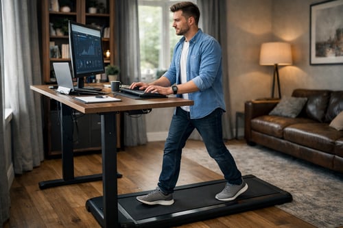 Ako používať bežecký pás na chôdzu počas práce z domu: praktický návod na aktívny home office