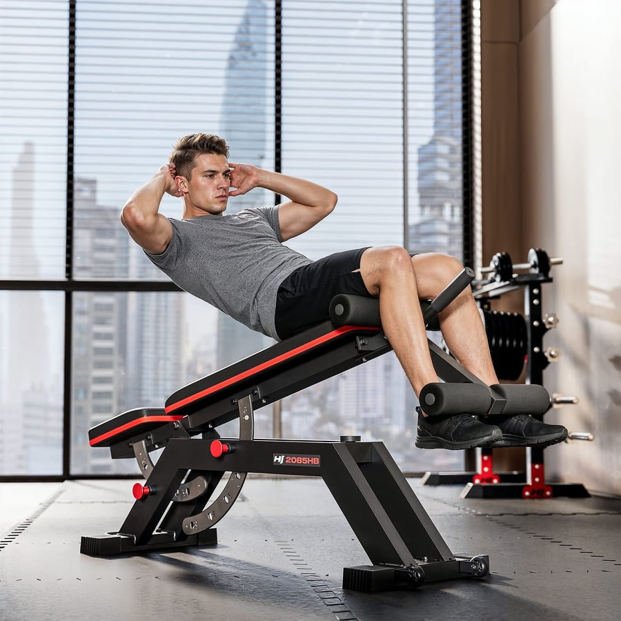 Ławka treningowa HS-2085HB - Zd - 8