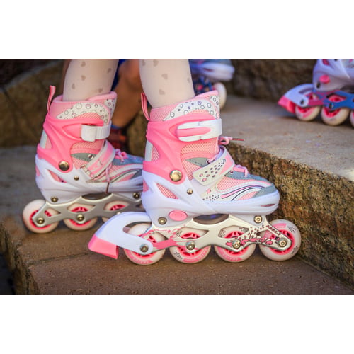 Rolki 3W1 HS-8101 Speed S Pink