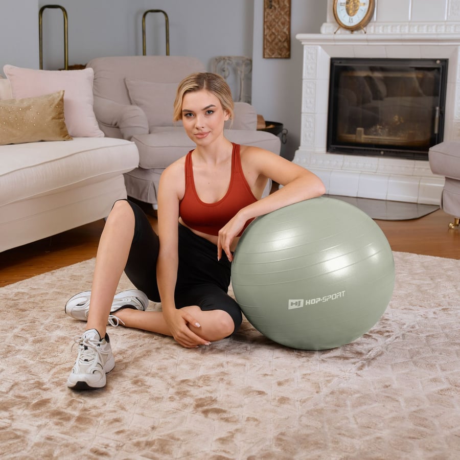 Yoga ball 45cm HS-R045YB - sage