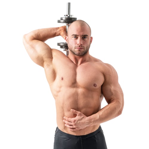 Cast Iron Dumbbell Set 2x20kg w