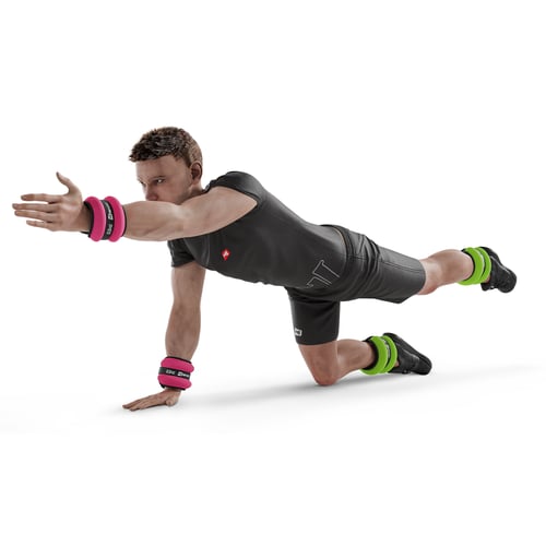 Zestaw obciążników na nogi i rę