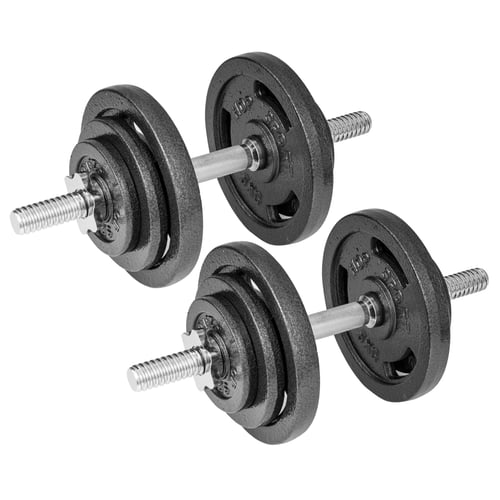 Cast Iron Dumbbell Set 2x20kg w