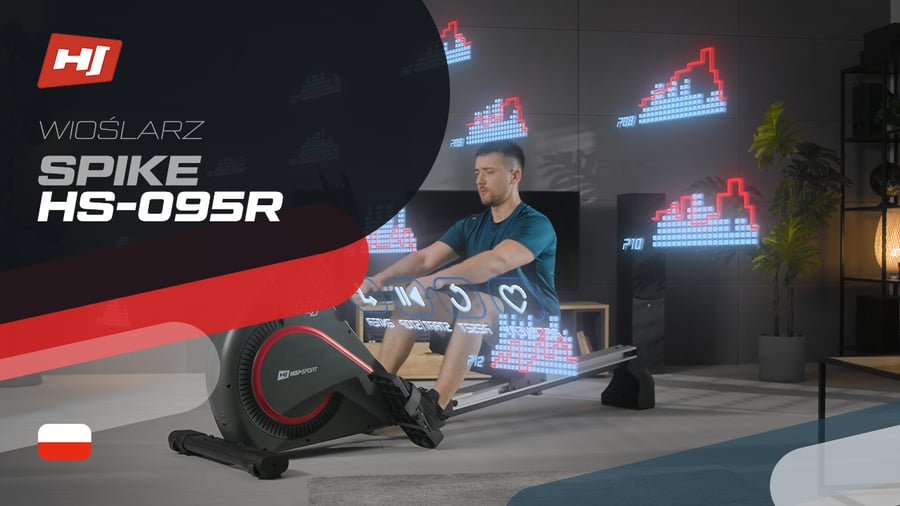 Wioślarz HS-095R Spike złoty