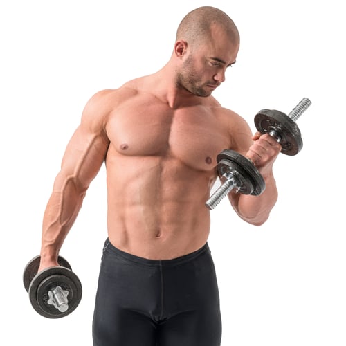 Cast Iron Dumbbell Set 2x15kg w