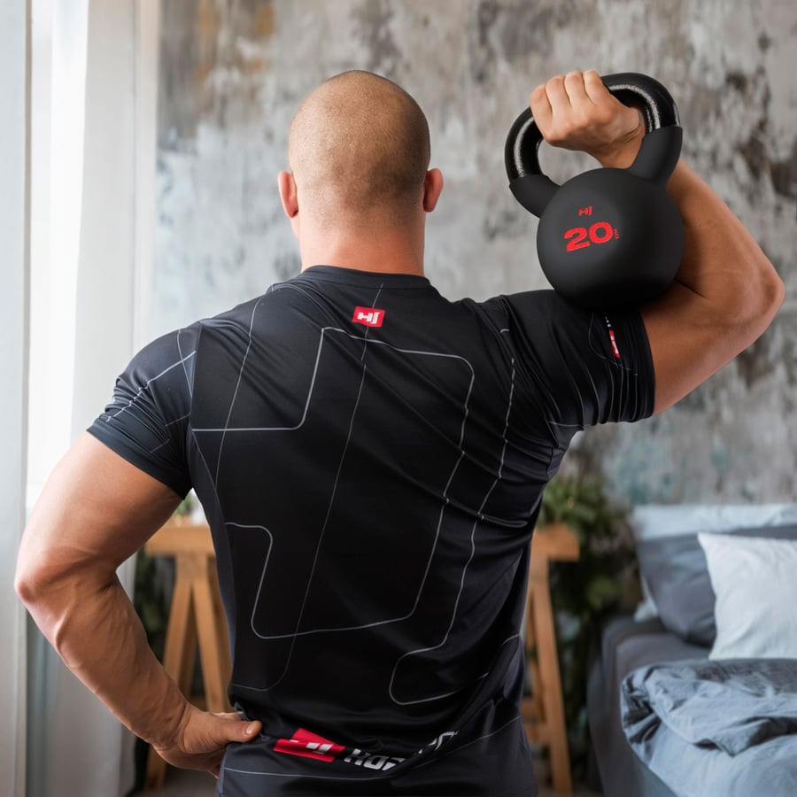 Kettlebell żeliwny 20kg HS-IB02