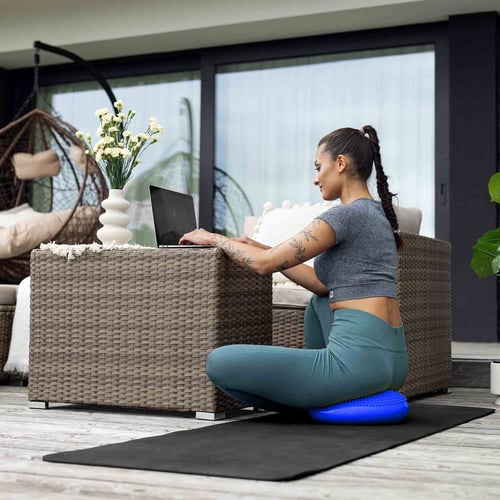 Poduszka sensoryczna niebieska