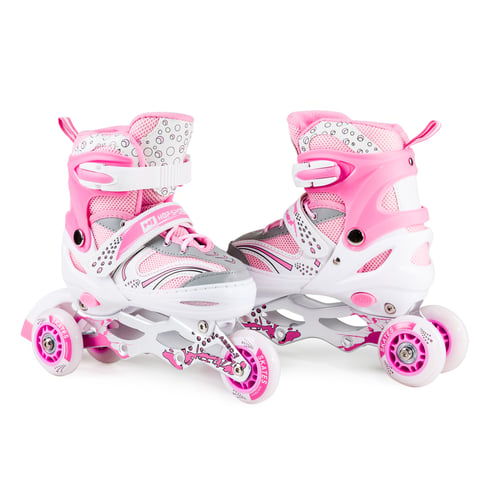 Rolki 3W1 HS-8101 Speed S Pink