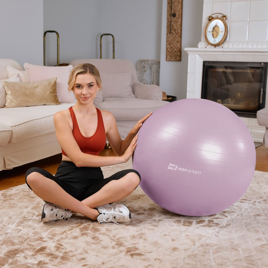 Yoga ball 85cm HS-R085YB - viol - 1
