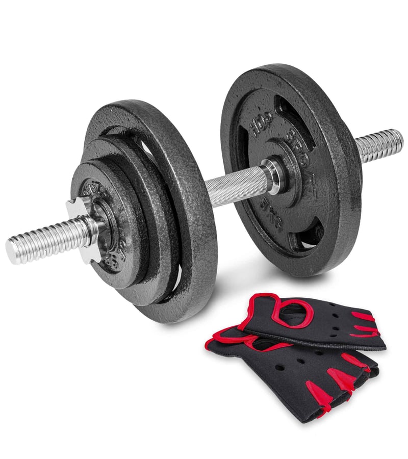 Cast Iron Dumbbell Set 1x20kg w