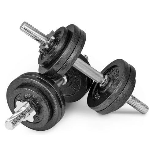Cast Iron Dumbbell Set 2x15kg w