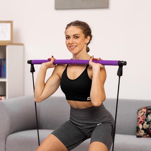 Pilates Bar HS-T090GS purple