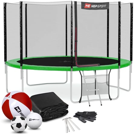 Trampolina 12FT z siatką zewnęt - 1