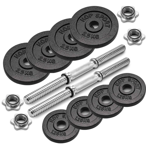 Cast Iron Dumbbell Set 2x10kg w