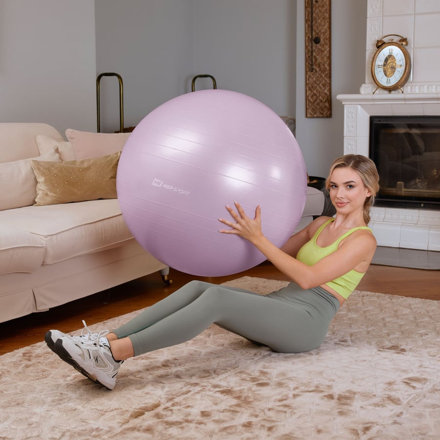 Yoga ball 85cm HS-R085YB - viol - 3
