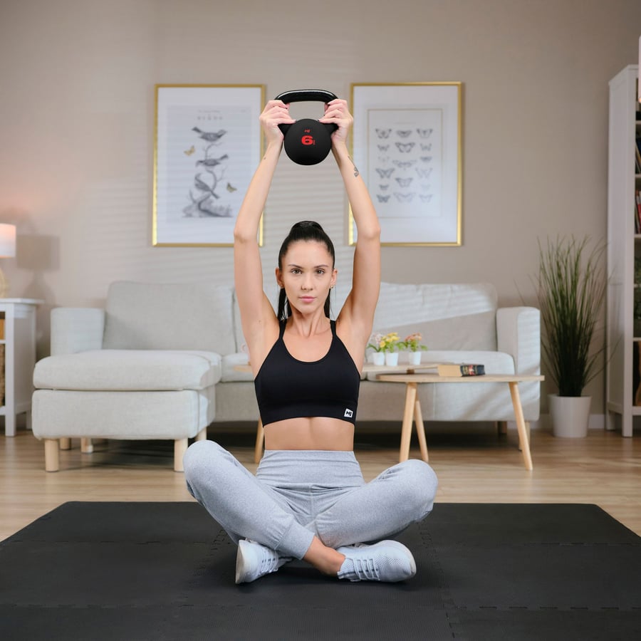 Kettlebell żeliwny 6kg HS-IB006