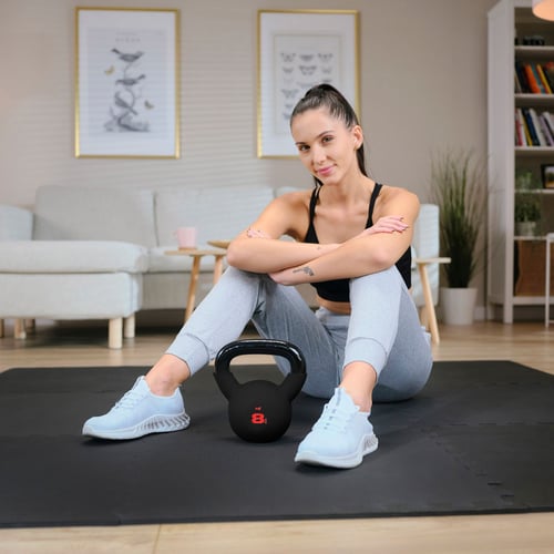 Kettlebell żeliwny 8kg HS-IB008