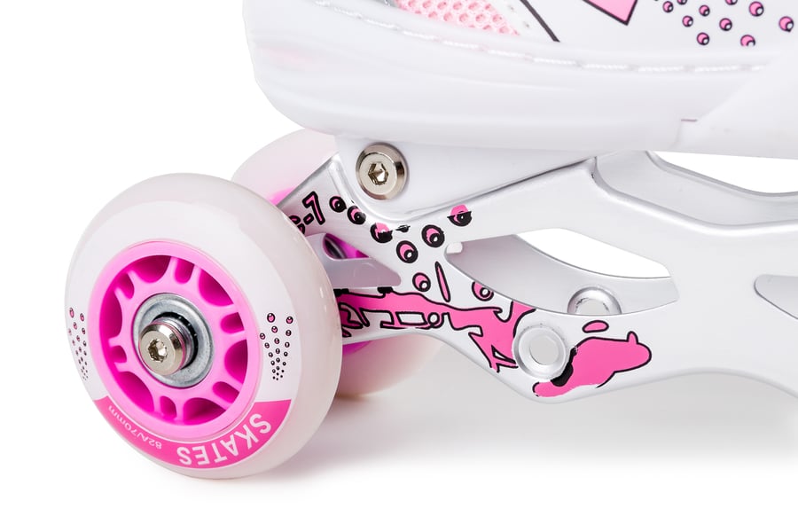 Rolki 3W1 HS-8101 Speed S Pink