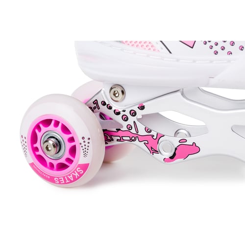 Rolki 3W1 HS-8101 Speed S Pink