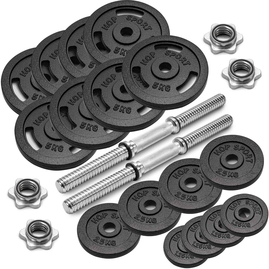 Cast Iron Dumbbell Set 2x30kg S