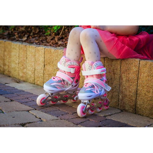 Rolki 3W1 HS-8101 Speed S Pink