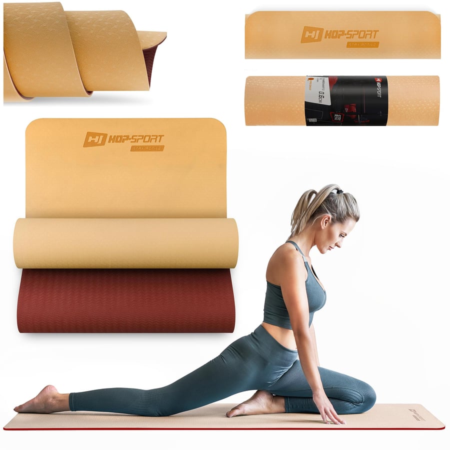 Yoga Mat TPE 0,6 cm HS-T006GM b - 10