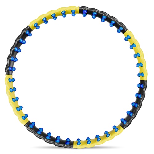 Hula-hop 110cm HS-080HH żółto-c
