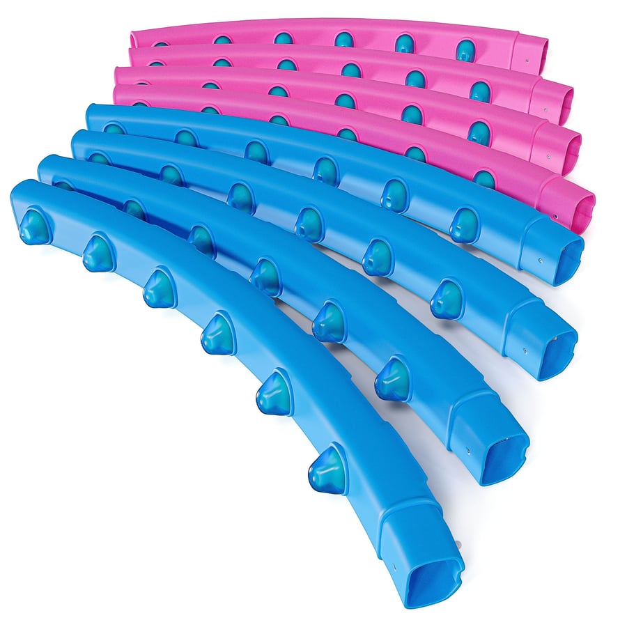 Hula-hop 103cm HS-048HH różowo-